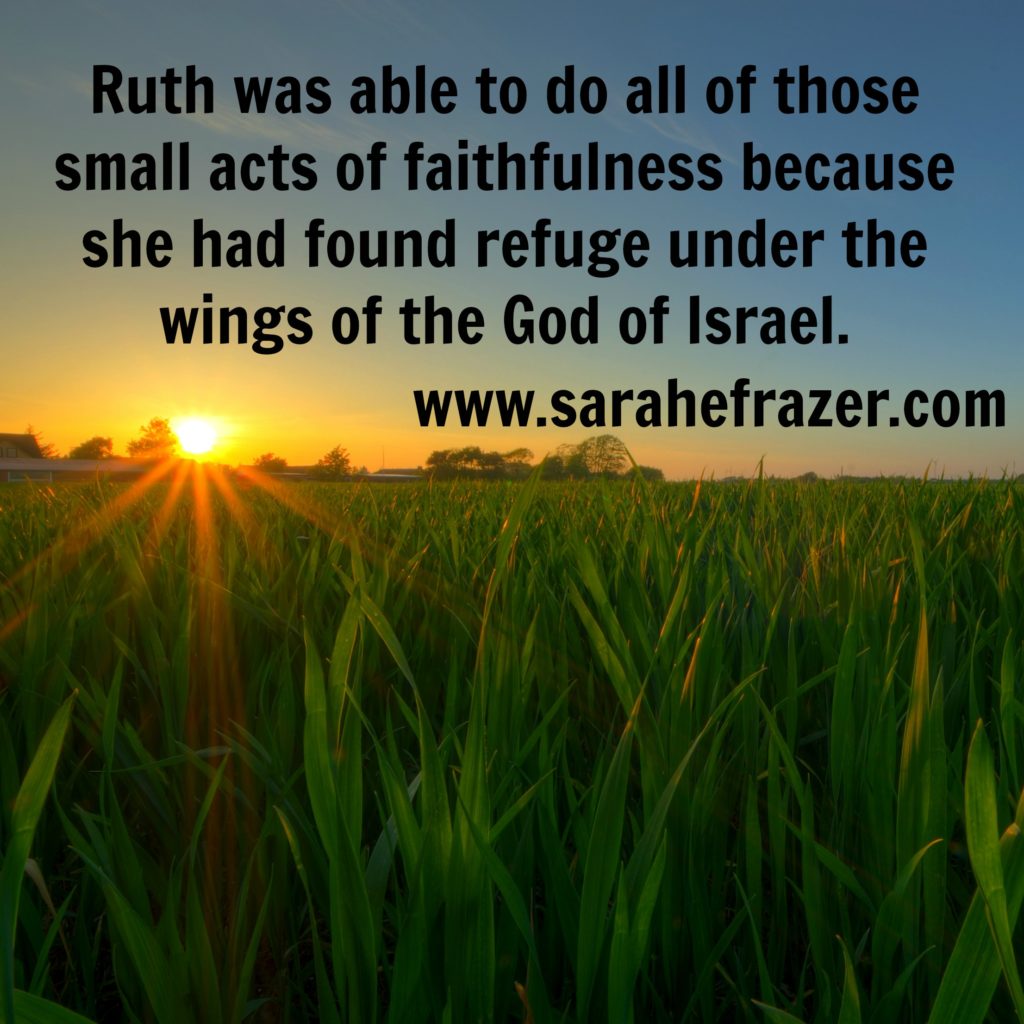 Small acts of faithfulness