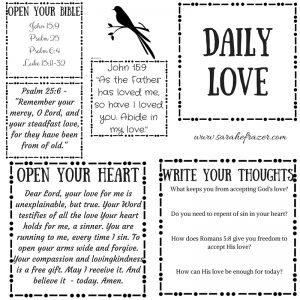 Daily Love Printable