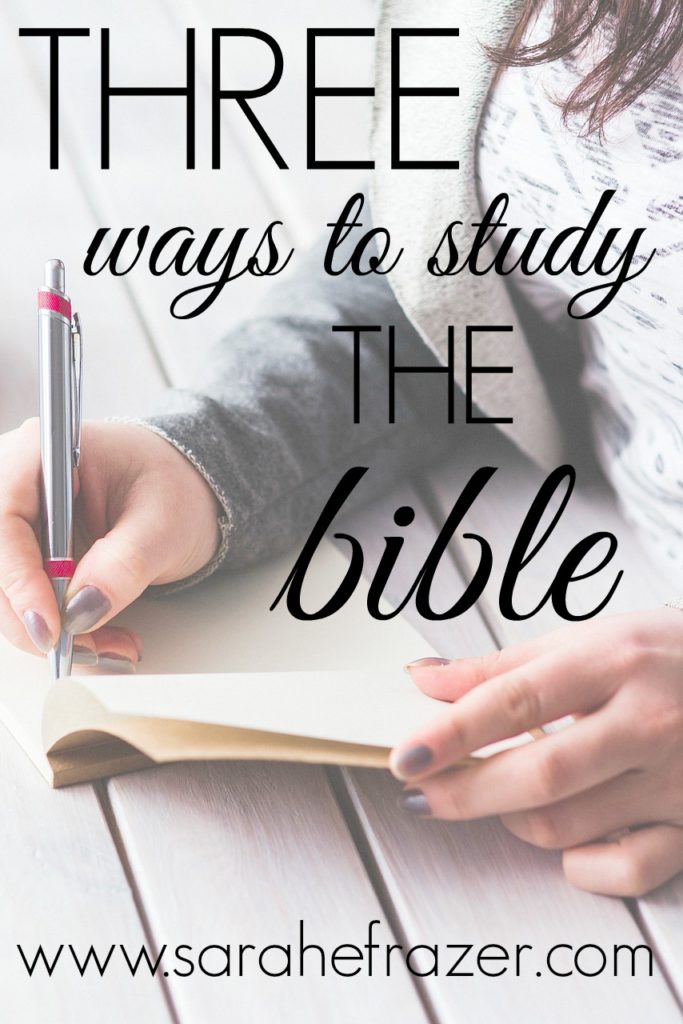 Free Bible Study Guides - Sarah E. Frazer