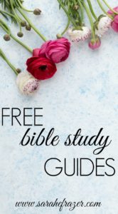 Free Bible Study Guides - Sarah E. Frazer