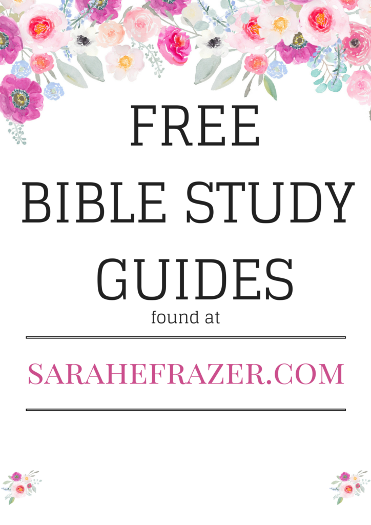 Books Of The Bible Study Guides Printable