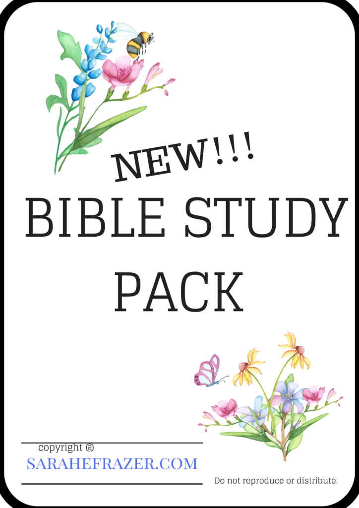 Bible Study Pack | Free Bible study printable | free bible printable