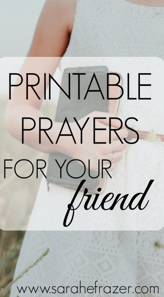 prayer for a friend