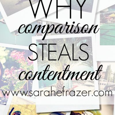 Why Comparison Steals Contentment