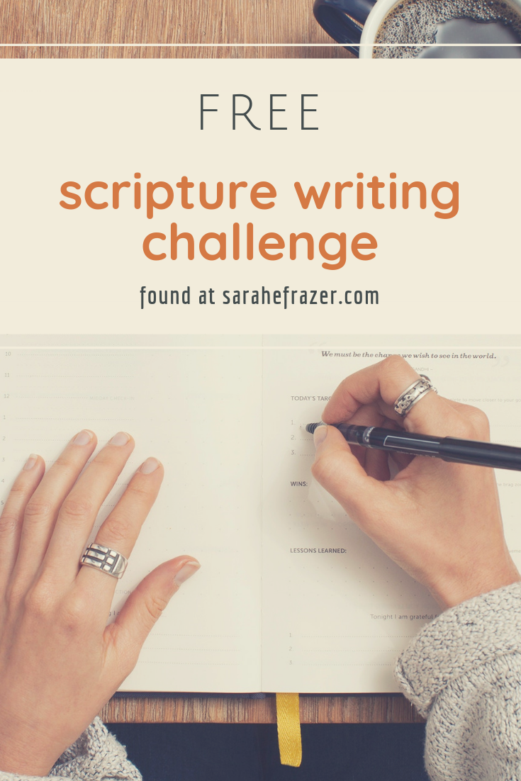 scripture writing challenge 2021