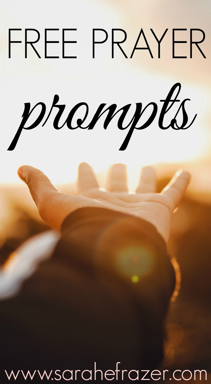 FREE Prayer Prompts for the Lonely Heart - Sarah E. Frazer