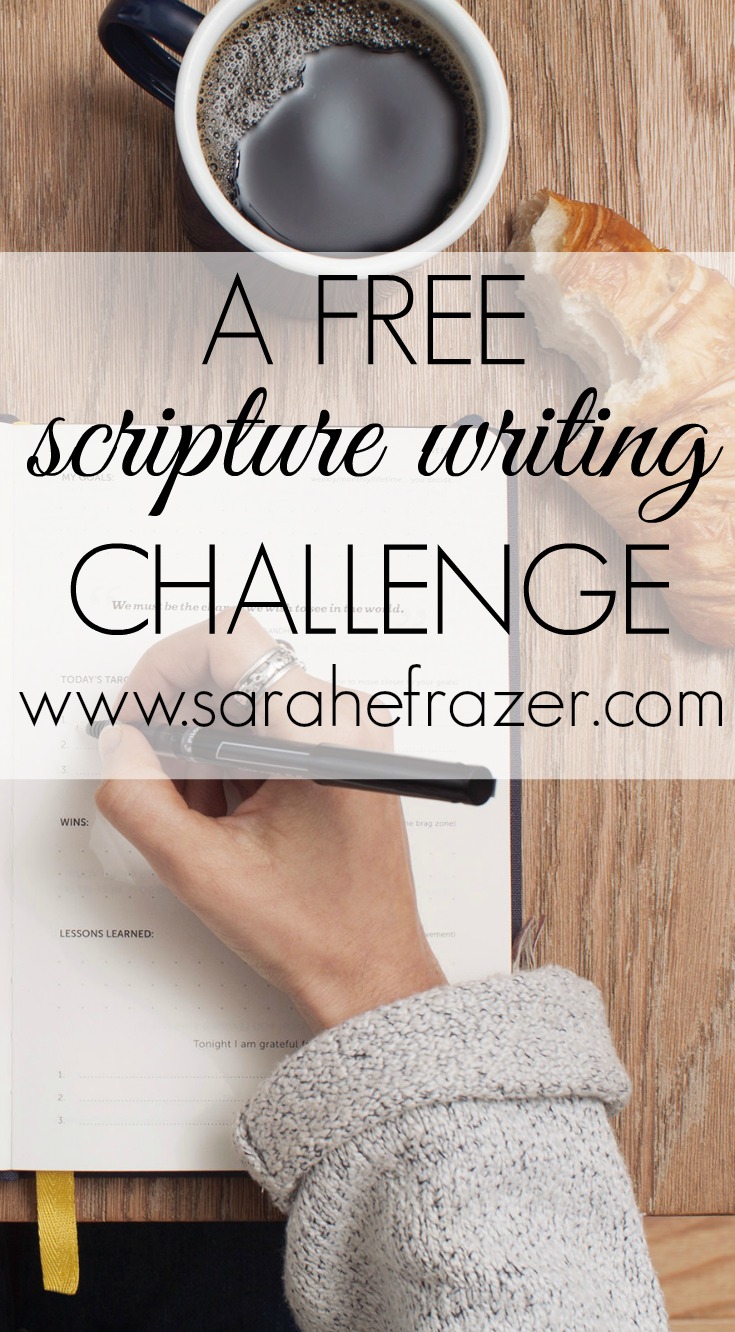 31 day scripture writing challenge