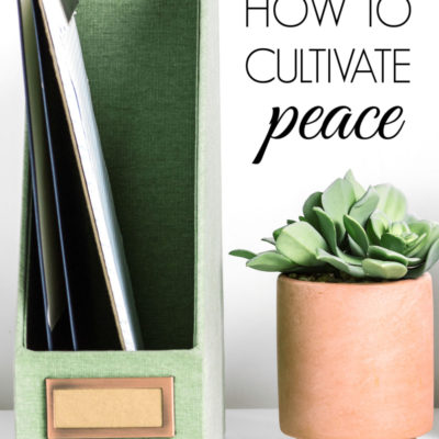 Cultivating Peace