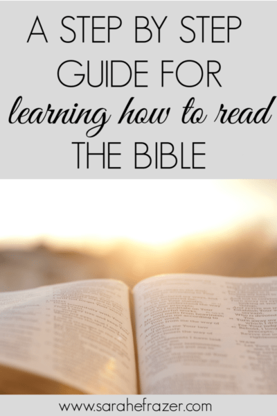 How to Read the Bible for Beginners - Sarah E. Frazer