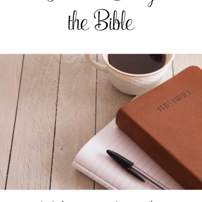 Reading the Bible Without An Agenda