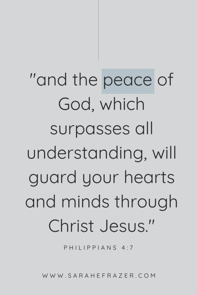 Experiencing God’s Presence and Peace in the Midst of Trials