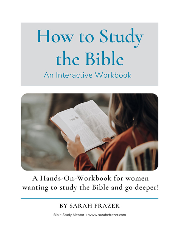 Sarah Frazer: How to Study the Bible Workbook cover