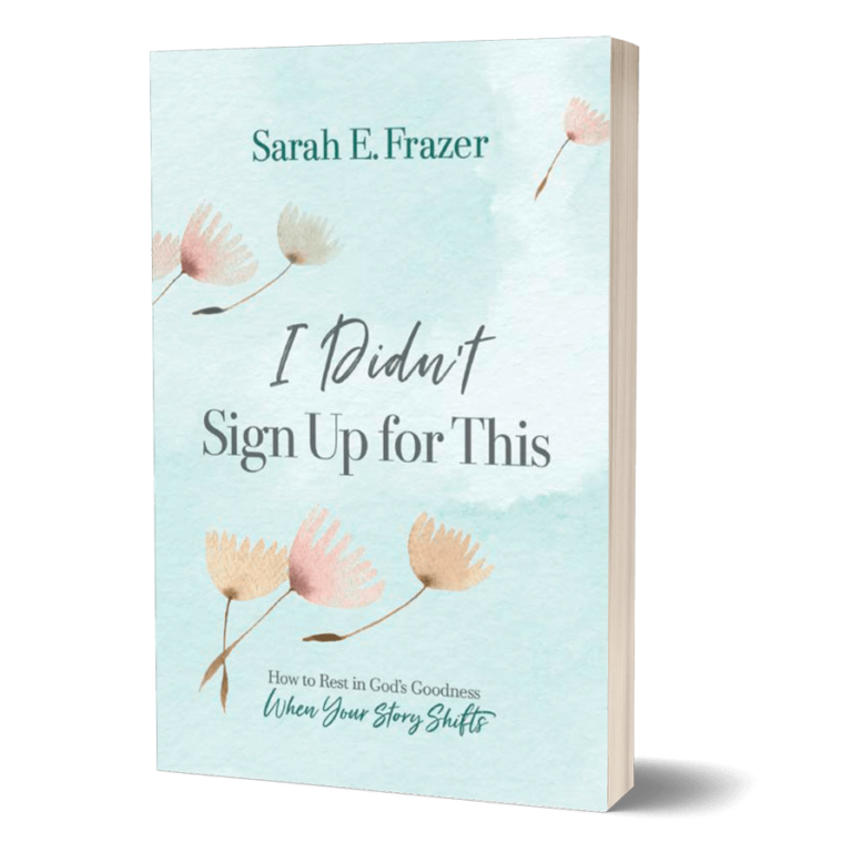 Sarah Frazer: I Didn't Sign Up for This book release