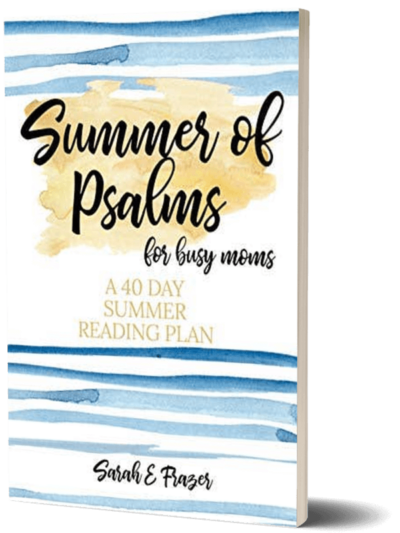 Cover image of 'Summer of Psalms: A 40 Day Summer Reading Plan' by Sarah Frazer