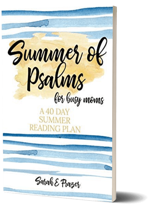 Cover image of 'Summer of Psalms: A 40 Day Summer Reading Plan' by Sarah Frazer