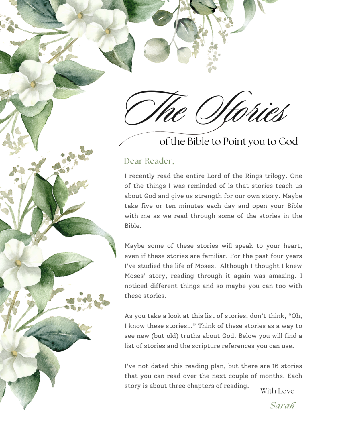 Stories Change Us: A Guided Reading Plan for the Summer - Sarah E. Frazer