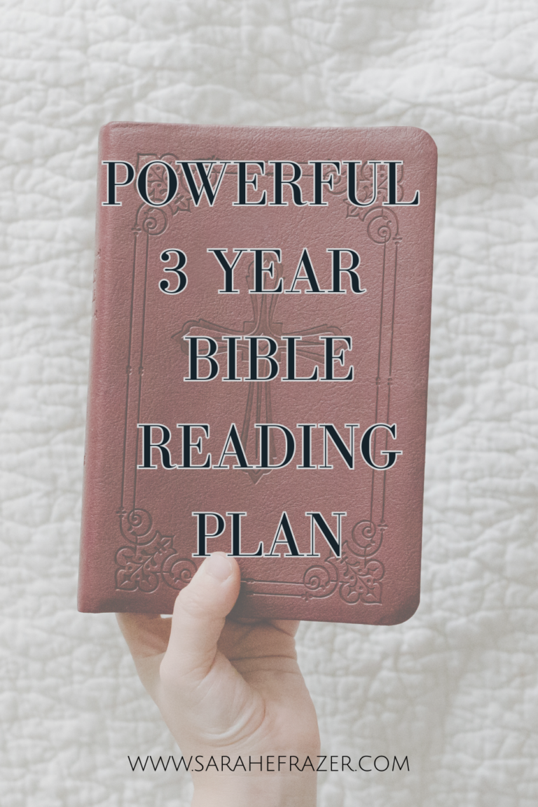 3 Important Reasons to Have a Bible Reading Plan - Sarah E. Frazer