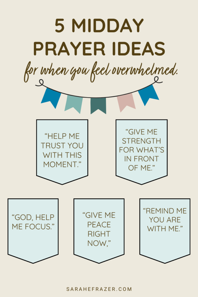 midday prayer ideas graphic