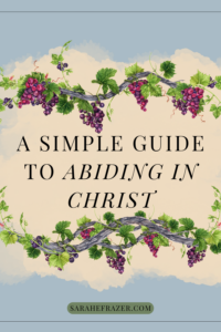 simple guide to abiding in christ