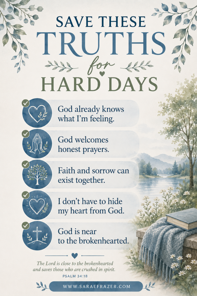 Infographic to save spiritual truths for hard days