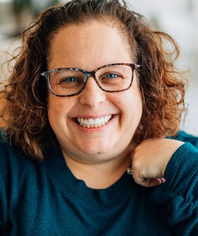 Sarah Frazer, writer, Bible teacher, podcast host, and mom of five